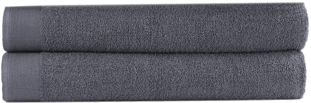 vidaXL badehåndklæder 2 stk. bomuld 450 gsm 100x150 cm antracitgrå vidaXL badehåndklæder 2 stk. bomuld 450 gsm 100x150 cm antracitgrå
