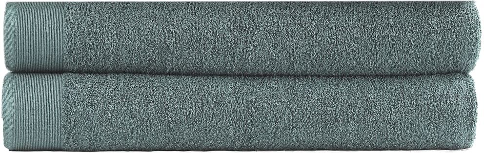vidaXL badehåndklæder 2 stk. 450 gsm 100x150 cm bomuld grøn vidaXL badehåndklæder 2 stk. 450 gsm 100x150 cm bomuld grøn