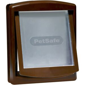 PetSafe 2-vejskæledyrsdør 755 mellem 26,7 x 22,8 cm brun 5021