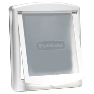 PetSafe 2-vejskæledyrsdør 760 stor 35,6 x 30,5 cm hvid 5023