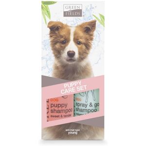 Greenfields plejesæt til hvalpe hundeshampoo og spray 2x250 ml