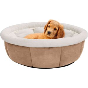 vidaXL hundeseng 59x59x24 cm beige