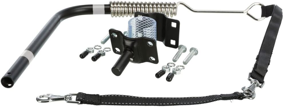 TRIXIE cykelhundesnorsæt sølvfarvet og sort 1287 TRIXIE cykelhundesnorsæt sølvfarvet og sort 1287