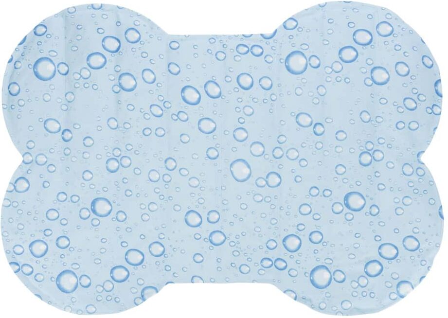 TRIXIE kølemåtte til hund kødbensformet L 85x60 cm lyseblå TRIXIE kølemåtte til hund kødbensformet L 85x60 cm lyseblå