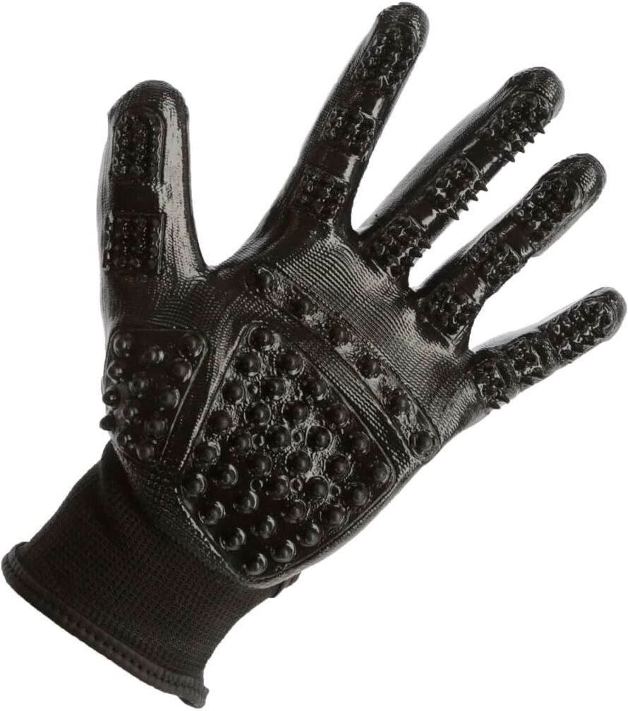 Kerbl grooming- og massagehandsker str. S sort Kerbl grooming- og massagehandsker str. S sort