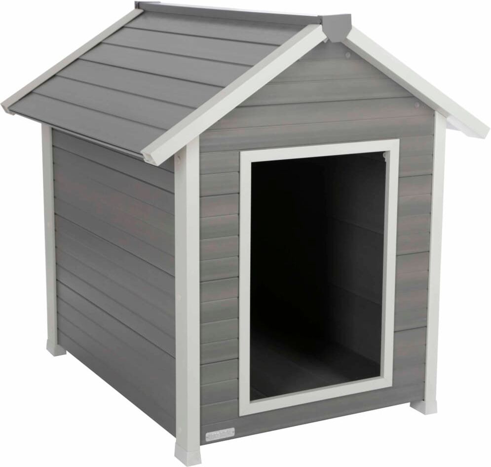Kerbl hundehus Hendry 88 x 98 x 101 cm økovenlig grå og hvid Kerbl hundehus Hendry 88 x 98 x 101 cm økovenlig grå og hvid