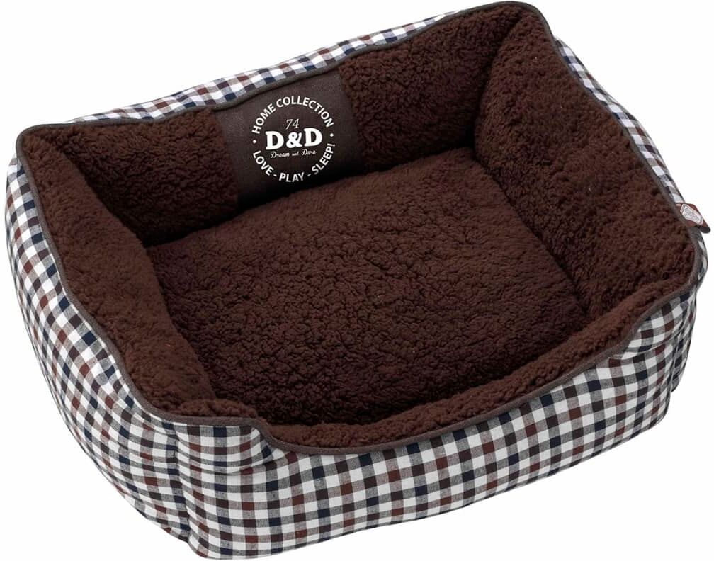 D&D kæledyrsseng Sweet Checker 80 x 60 x 24 cm 671/438091 D&D kæledyrsseng Sweet Checker 80 x 60 x 24 cm 671/438091