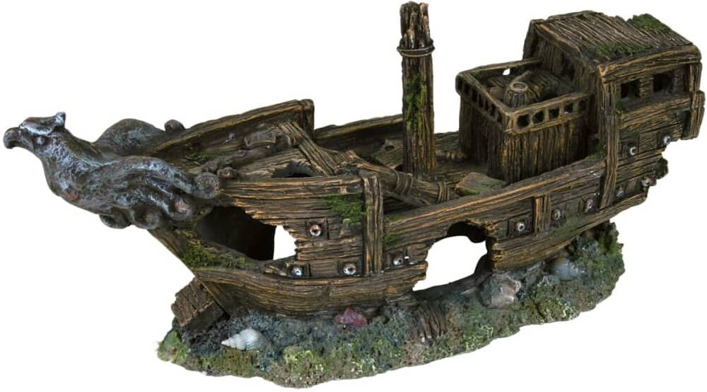 TRIXIE skibsvrag akvariedekoration polyesterharpiks 8743 TRIXIE skibsvrag akvariedekoration polyesterharpiks 8743