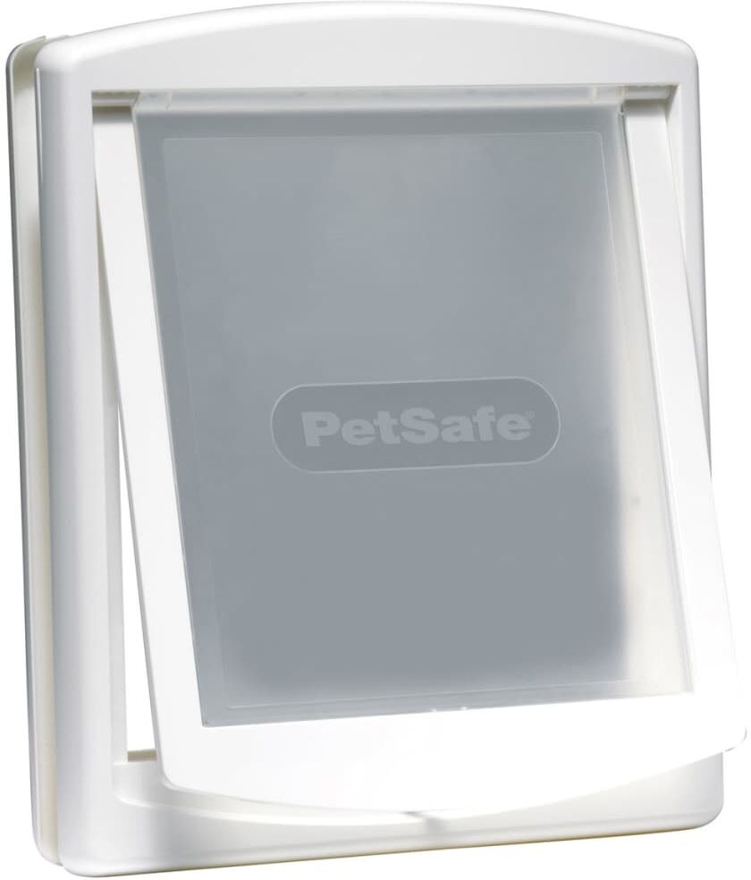 PetSafe 2-vejskæledyrsdør 760 stor 35,6 x 30,5 cm hvid 5023 PetSafe 2-vejskæledyrsdør 760 stor 35,6 x 30,5 cm hvid 5023