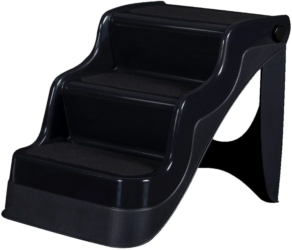 Flamingo kæledyrstrappe Easy-Step sort 516755 Flamingo kæledyrstrappe Easy-Step sort 516755