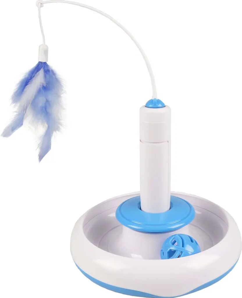 Flamingo kattelegetøj med fjer og bold 18 cm Flamingo kattelegetøj med fjer og bold 18 cm