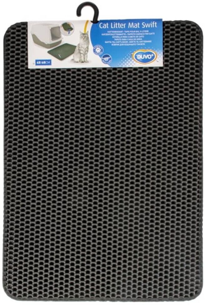 Duvo+ måtte til kattebakke Swift 45 x 65 cm sort Duvo+ måtte til kattebakke Swift 45 x 65 cm sort