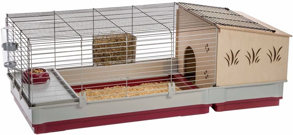 Ferplast kaninbur Krolik 140 Plus 142 x 60 x 50 cm 57072570 Ferplast kaninbur Krolik 140 Plus 142 x 60 x 50 cm 57072570