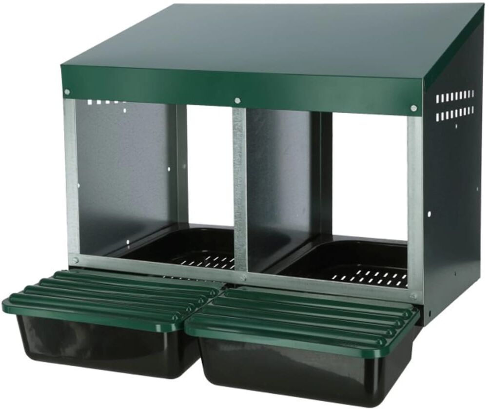 Kerbl dobbelt rugekasse 53 x 52 x 43,5 cm plastik grøn Kerbl dobbelt rugekasse 53 x 52 x 43,5 cm plastik grøn