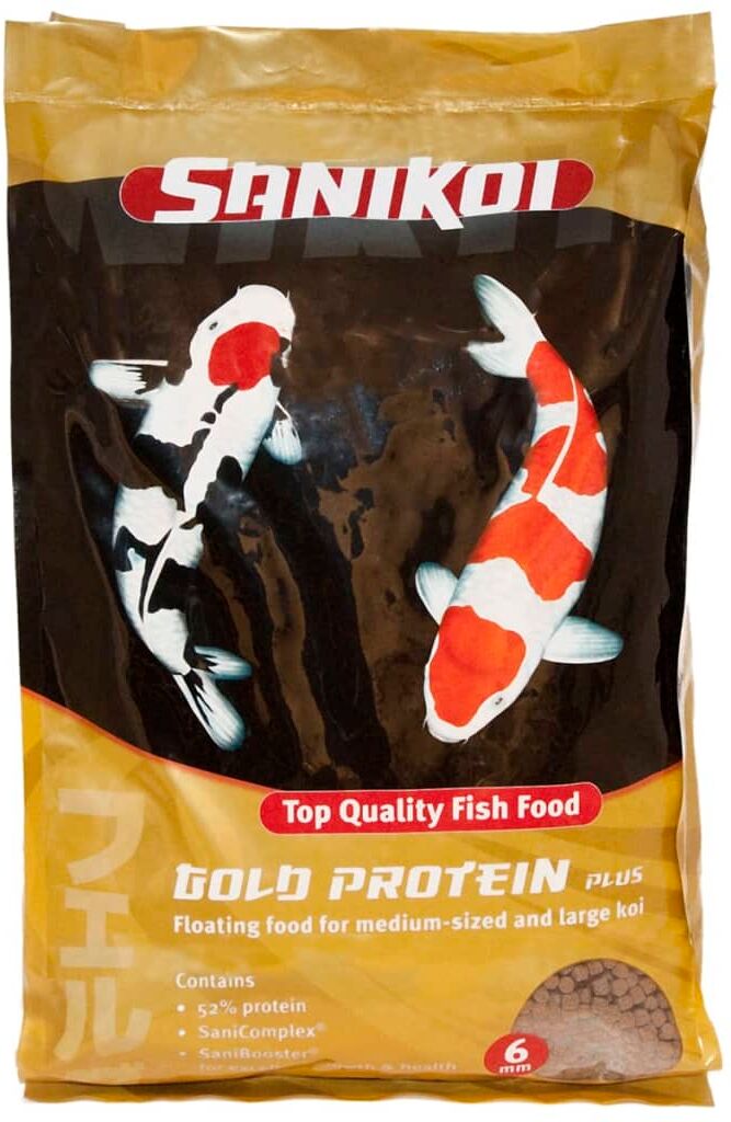 Velda fiskefoder Sanikoi Gold Protein Plus 6 mm 10 l 124648 Velda fiskefoder Sanikoi Gold Protein Plus 6 mm 10 l 124648