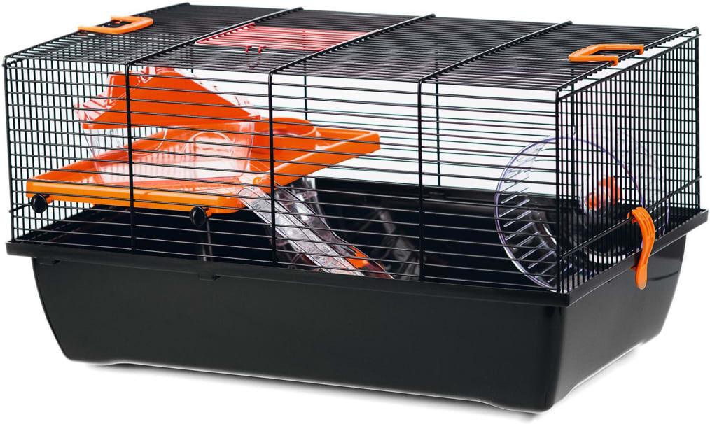 Beeztees gnaverbur Pigi 1 50x28x25 cm metal sort Beeztees gnaverbur Pigi 1 50x28x25 cm metal sort