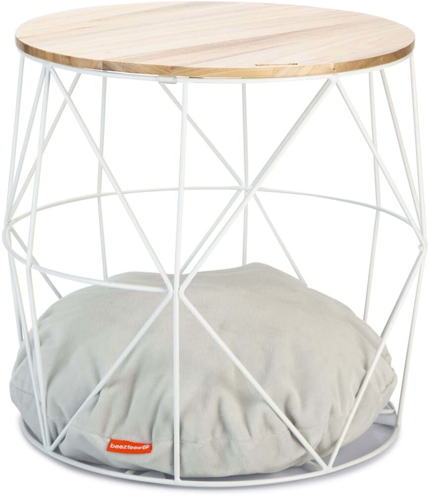 Beeztees kattekurv Kuja 40x40x40 cm metal hvid Beeztees kattekurv Kuja 40x40x40 cm metal hvid