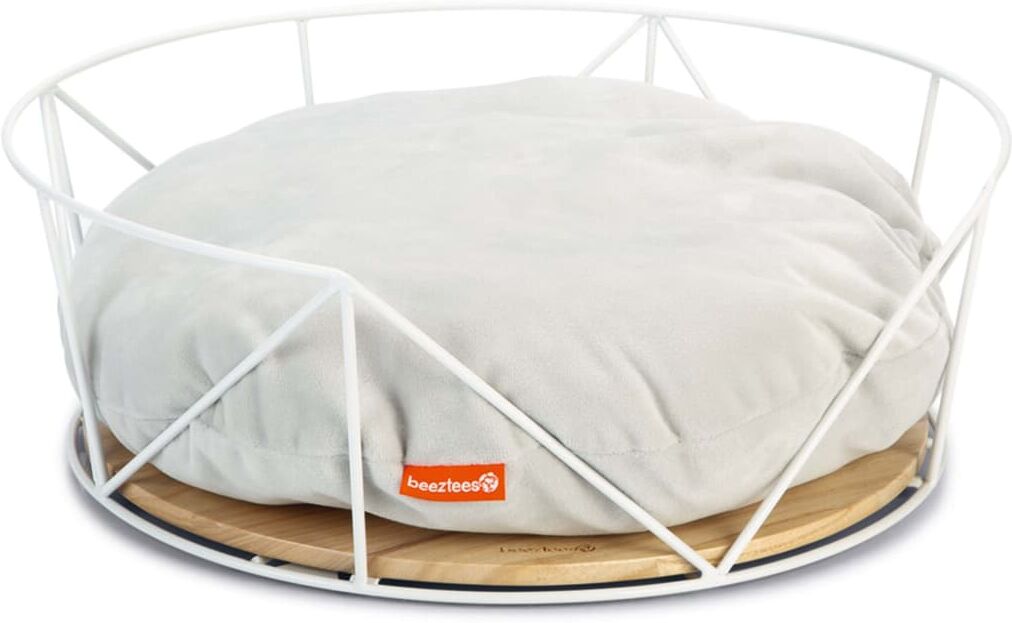 Beeztees kattekurv Kipu 40x40x16 cm str. S metal hvid Beeztees kattekurv Kipu 40x40x16 cm str. S metal hvid