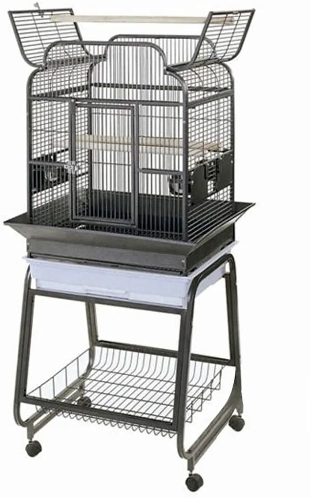 Strong papegøjebur Villa Gaia sølvgrå 56 x 43 x 160 cm 93030 Strong papegøjebur Villa Gaia sølvgrå 56 x 43 x 160 cm 93030