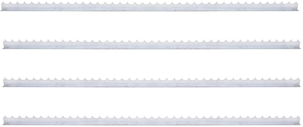 vidaXL murpigge 4 stk. 1 m galvaniseret stål vidaXL murpigge 4 stk. 1 m galvaniseret stål