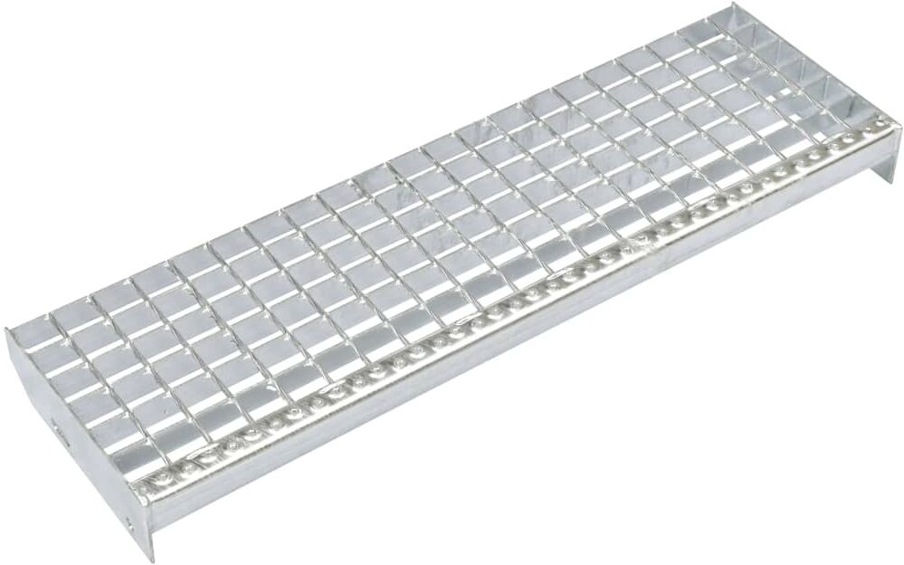 vidaXL trappetrin 4 stk. smedet galvaniseret stål 800 x 240 mm vidaXL trappetrin 4 stk. smedet galvaniseret stål 800 x 240 mm