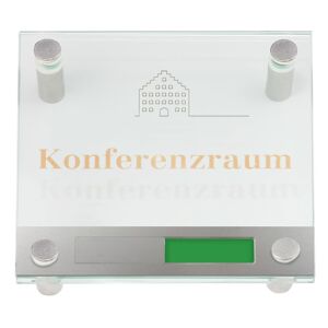 MOEDEL Ledig/Optaget-skydeskilt 15x15x2,5 cm med 4 huller