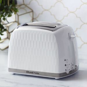 Russell Hobbs brødrister til 2 skiver Honeycomb hvid