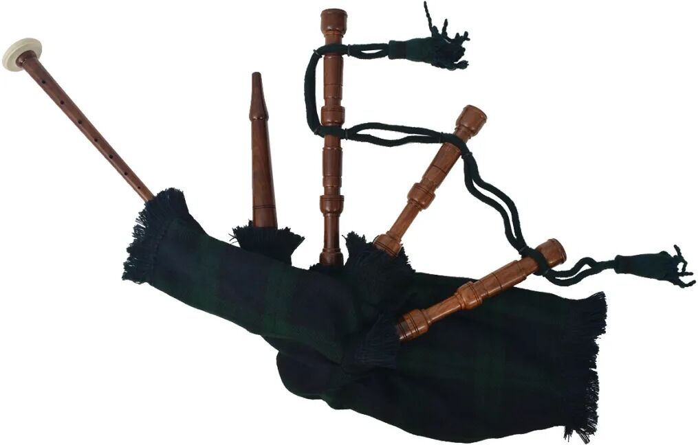 vidaXL Scottish Great Highland sækkepibe til børn grøn Black Watch skotskternet vidaXL Scottish Great Highland sækkepibe til børn grøn Black Watch skotskternet
