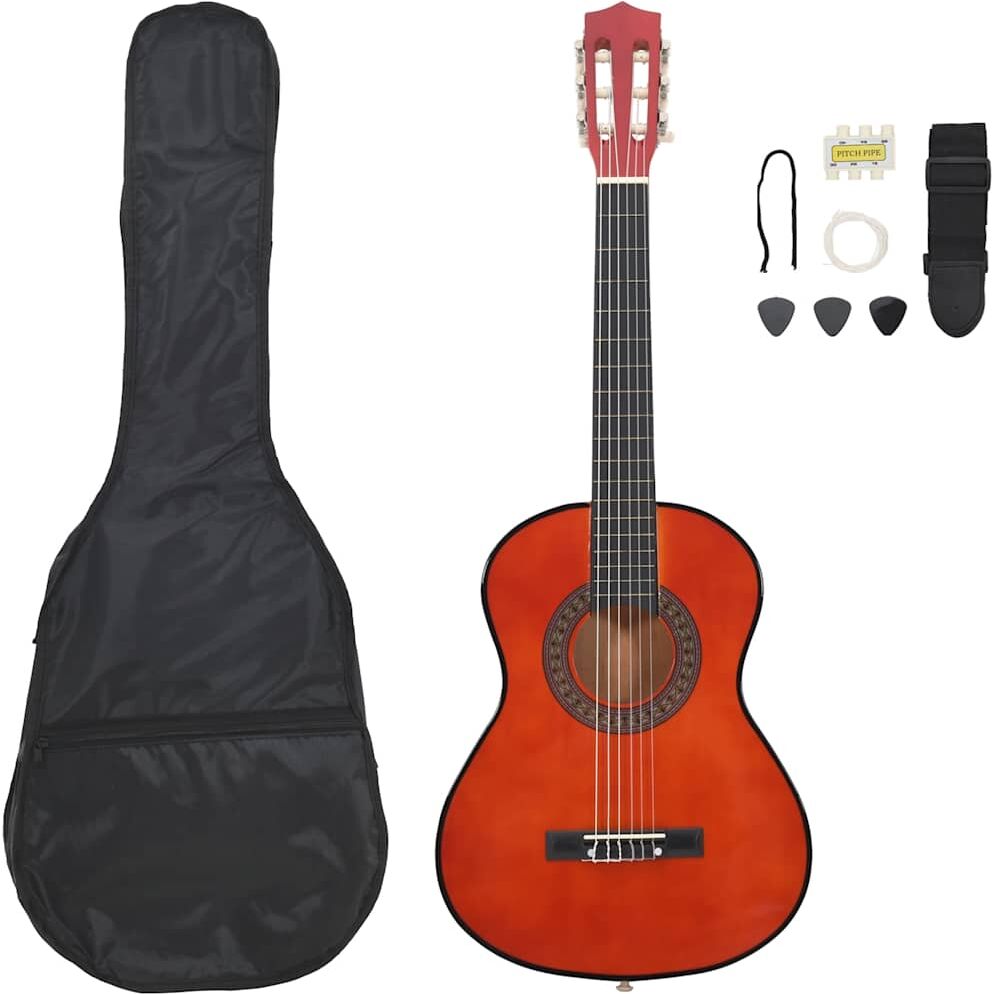 vidaXL klassisk guitarsæt 8 dele til børn og begyndere 1/2 34 vidaXL klassisk guitarsæt 8 dele til børn og begyndere 1/2 34
