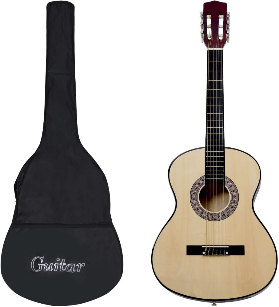 vidaXL klassisk guitar med taske for begyndere 3/4 36 vidaXL klassisk guitar med taske for begyndere 3/4 36