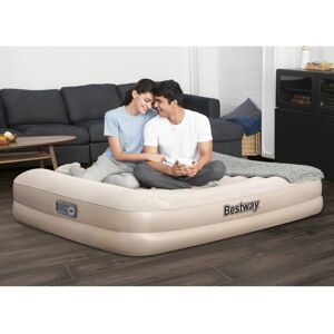 Bestway luftmadras Tritech 203x152x42 cm 2-personers beige