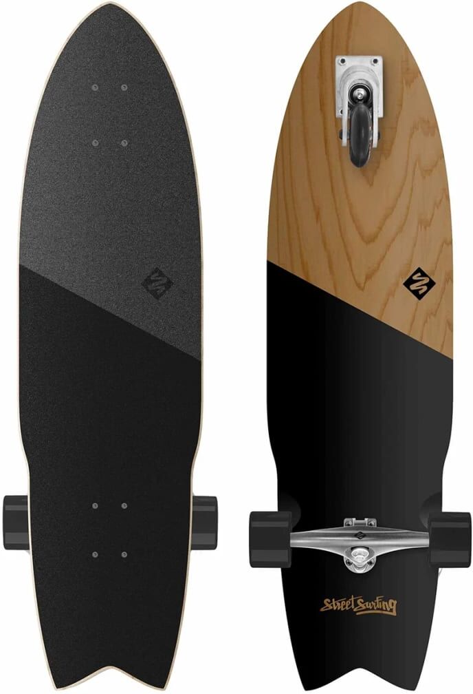 Street Surfing pumpingboard Shark Attack 91,4 cm KOA sort Street Surfing pumpingboard Shark Attack 91,4 cm KOA sort