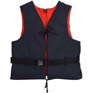 vidaXL flydevest 50 N 50-70 kg marineblå