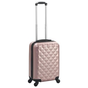 vidaXL hardcase-kuffert ABS rosenguld