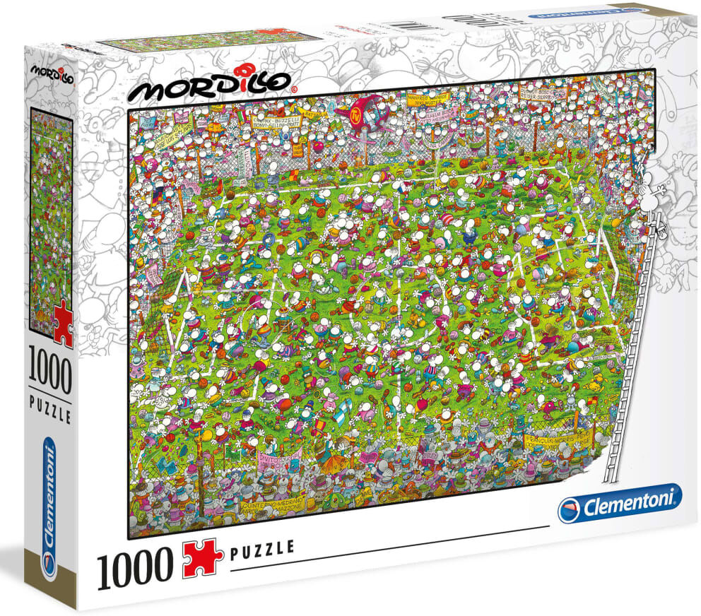 Clementoni puslespil Mordillo The Match 1000 brikker Clementoni puslespil Mordillo The Match 1000 brikker