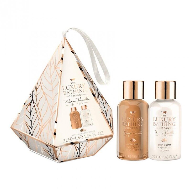 Warm Vanilla &amp; Fig Beauty Bliss Gift Set 2 x 50 ml Gave&aelig;ske