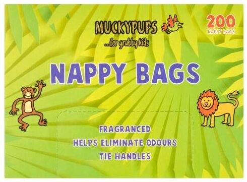 Muckypups Nappy Bags 200 stk Baby Tilbeh&oslash;r