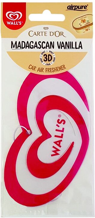 Walls 3D Paper Carte D&#039;Or Vanilla 1 stk Air Freshener