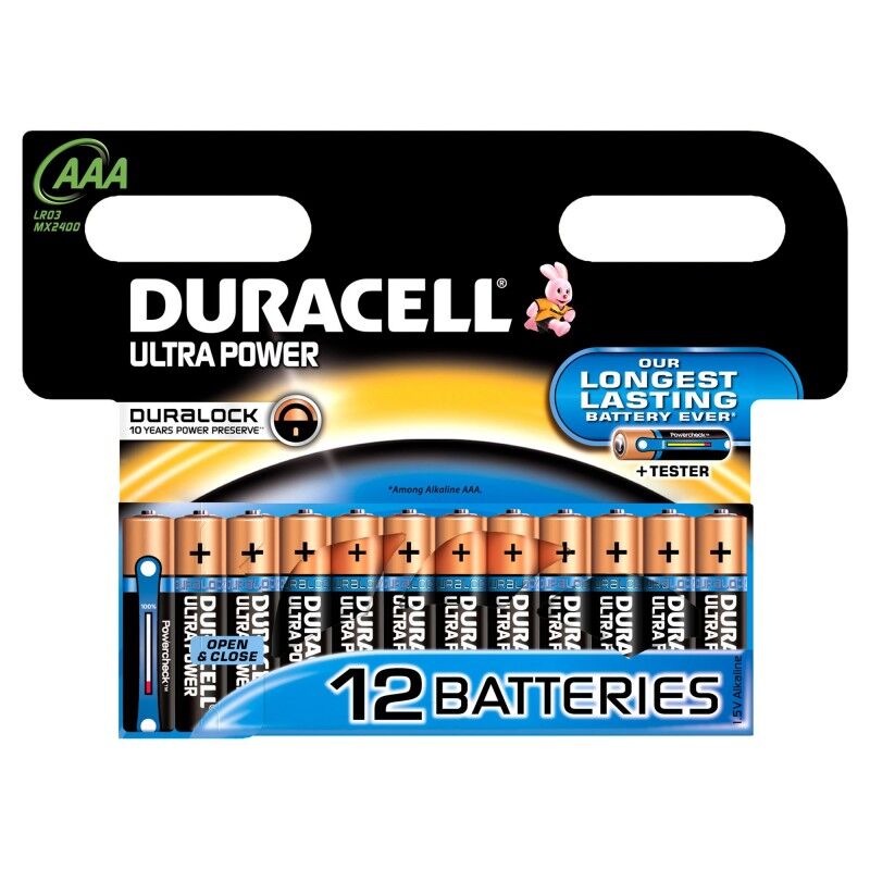AAA Ultra Power 12 stk Batterier