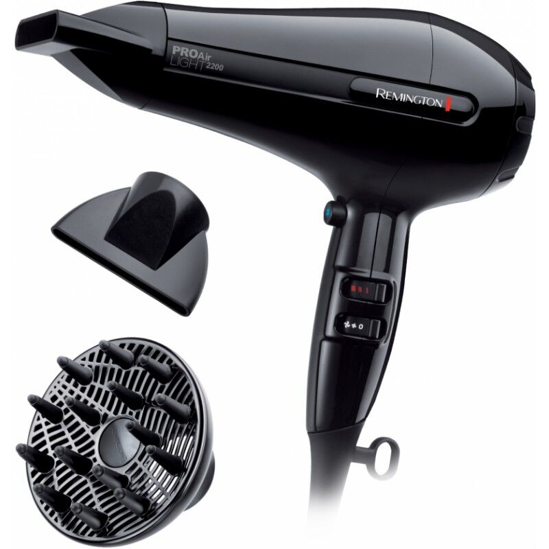 AC6120 Pro Air Light 2200 Hair Dryer 1 stk + 2 stk H&aring;rt&oslash;rrer