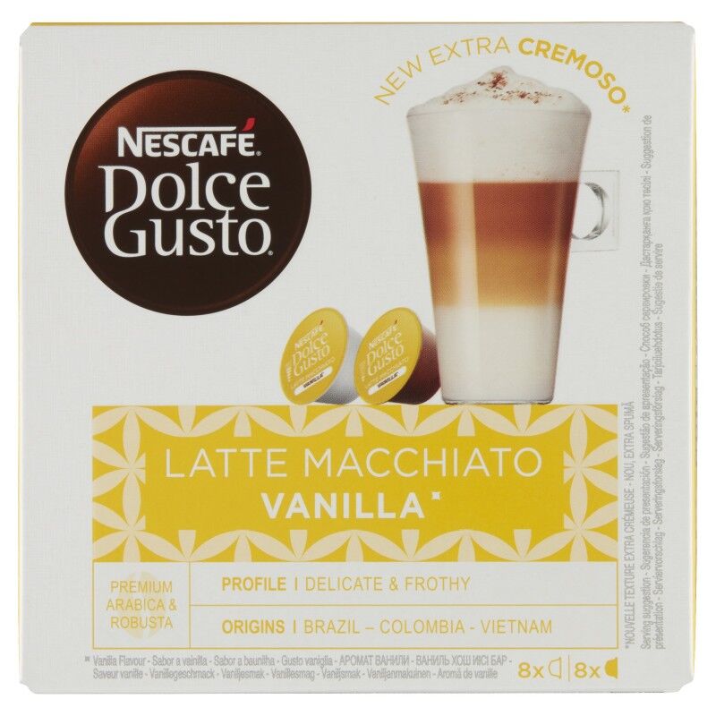 Dolce Gusto Latte Macchiato Vanilla 16 stk Kaffekapsler