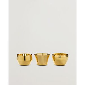 Skultuna Kin Brass Set of Three men One size Guld