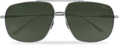 Tom Ford John 02 TF0746 Sunglasses Titanium men One size Sølv