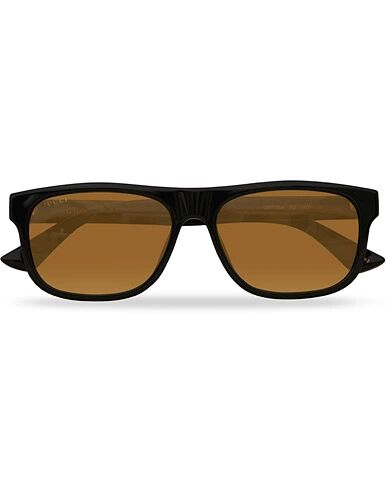 Gucci GG0770SA Sunglasses Black/Yellow men One size Sort