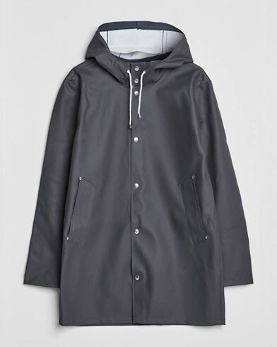 Stutterheim Stockholm Raincoat Charcoal men XS Grå