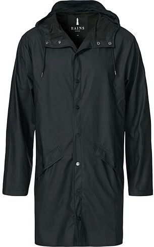 RAINS Long Jacket Black men L/XL Sort