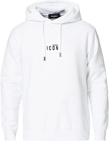 Dsquared2 Small Icon Logo Hoodie White men M Hvid