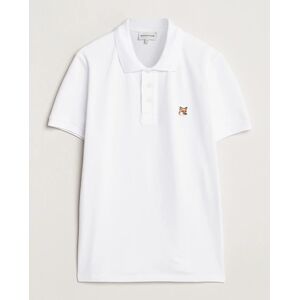 Maison Kitsuné Fox Head Polo White men L Hvid