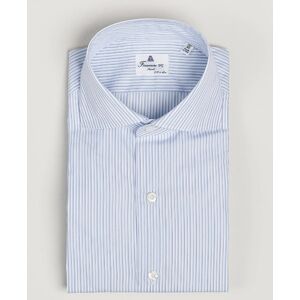 Finamore Napoli Milano Slim Giza 170 Dress Shirt Light Blue men L Blå