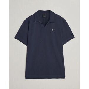 Peak Performance Cotton Coolmax Open Collar Polo Salute Blue men S Blå